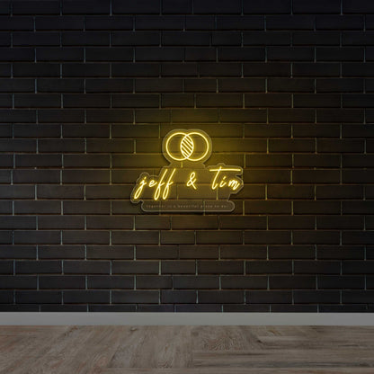 Jeff & Tim - Premium Neon Artwork