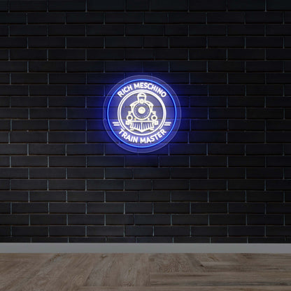 Rich Meschino Train Master – Premium Neon Artwork