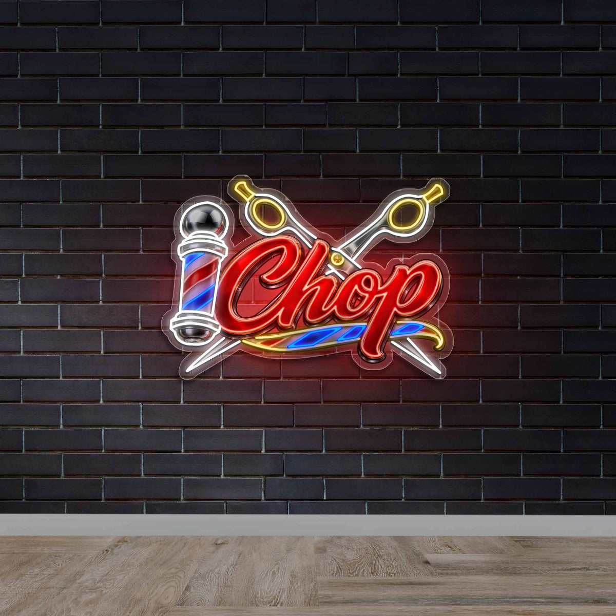 Chop - Premium Neon Artwork