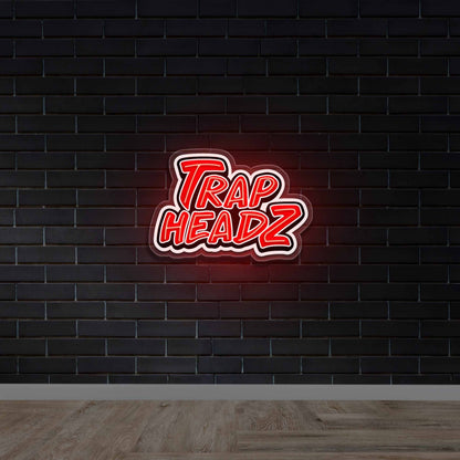 TRAP HEADZ  - Premium Neon Artwork