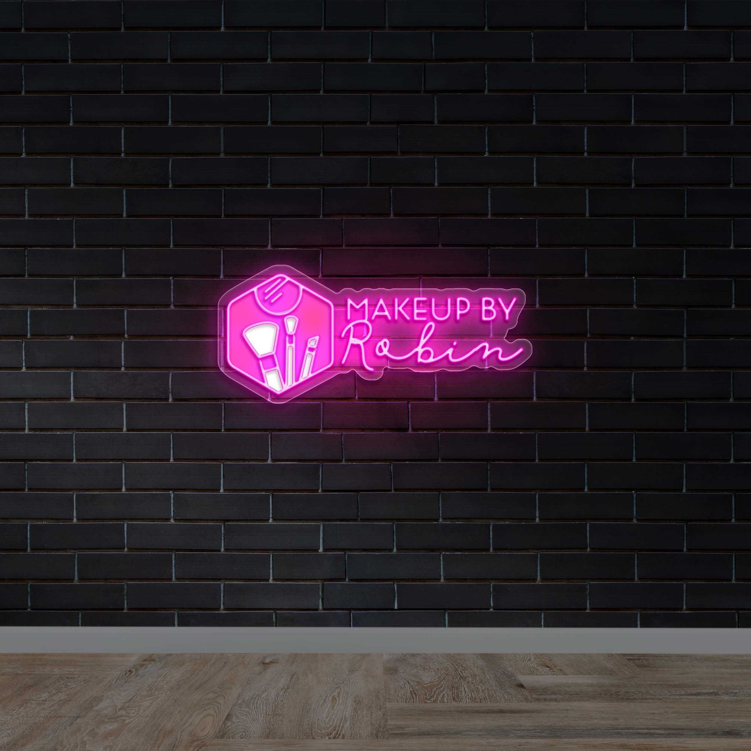 Makeup By Robin - Premium Neon Artwork
