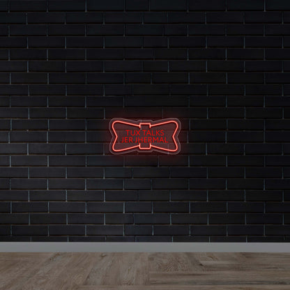 TUX TALKS JER JHERMAL - Premium Neon Artwork