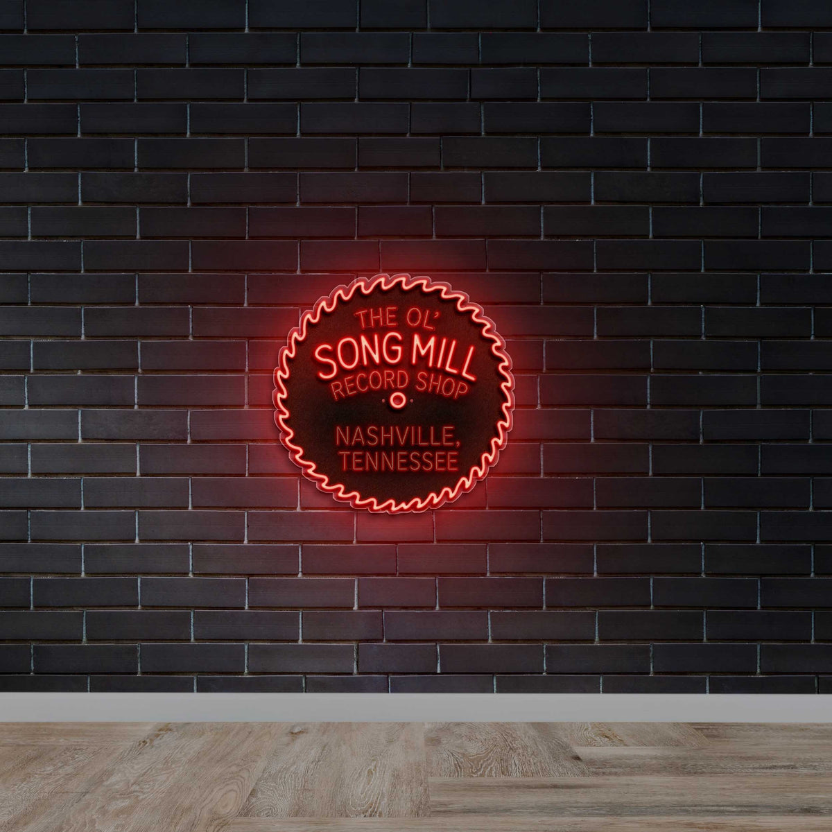 The Ol' Song Mill Record Shop - Premium Neon Artwork