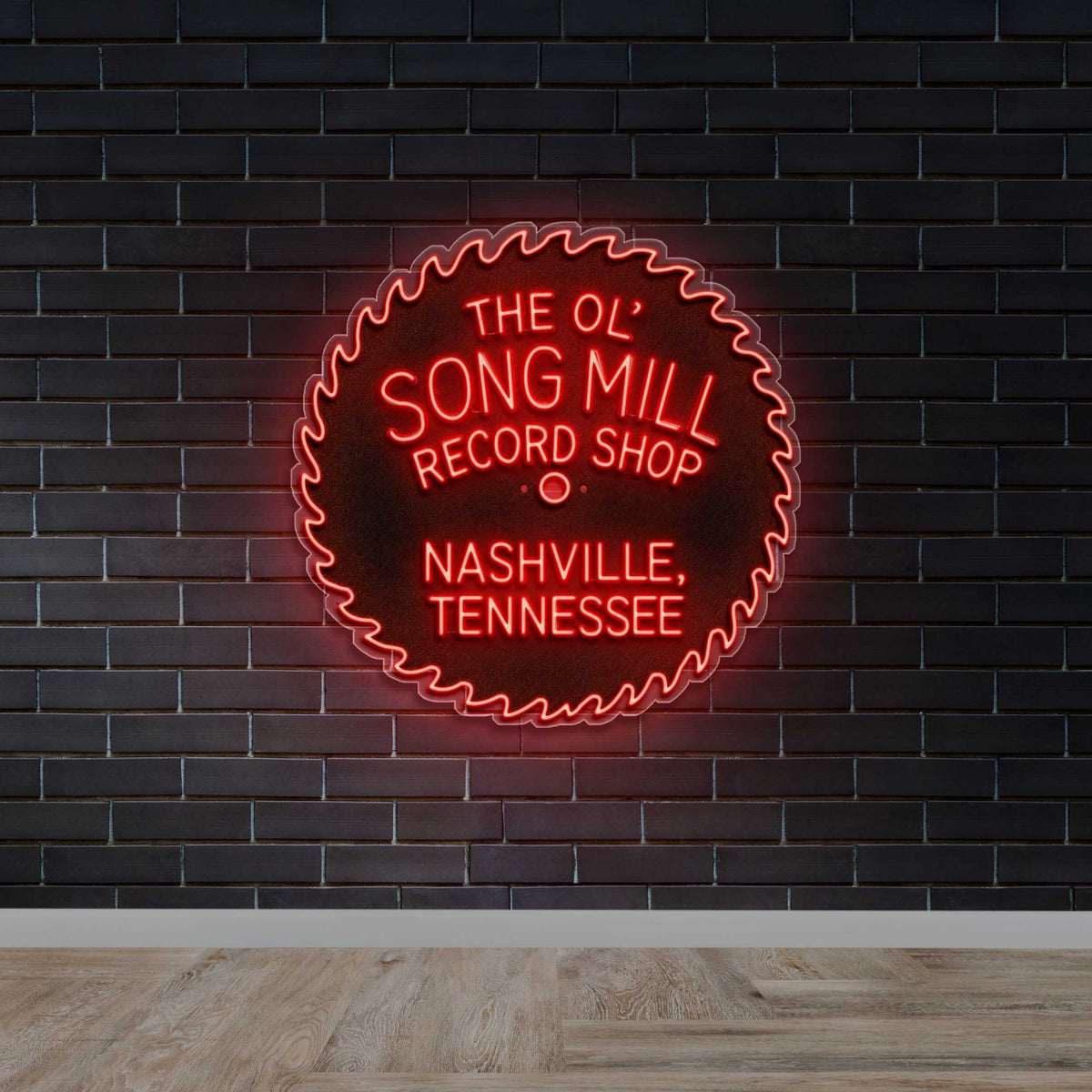The Ol' Song Mill Record Shop - Premium Neon Artwork