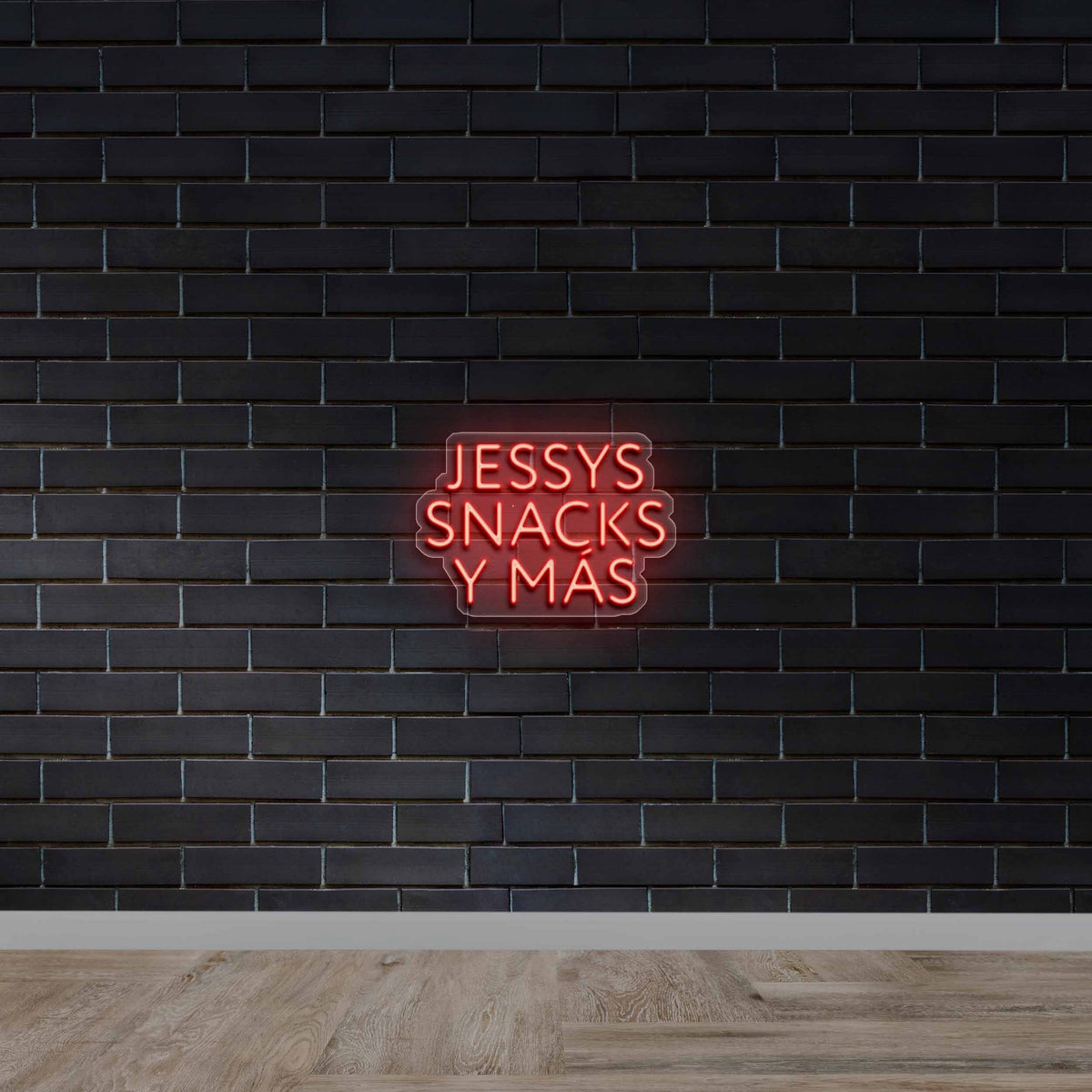 Jessys Snacks Y Mas - Premium Neon Artwork