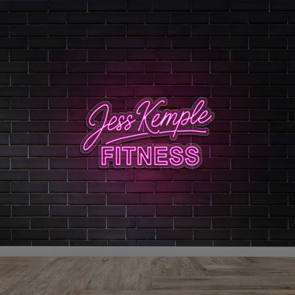 Jess Kemple FITNESS - Premium Neon Artwork