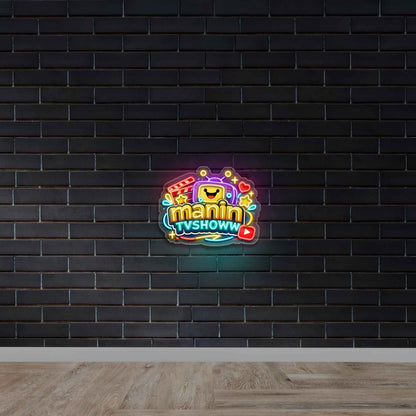 Manin TV Showw - Premium Neon Artwork