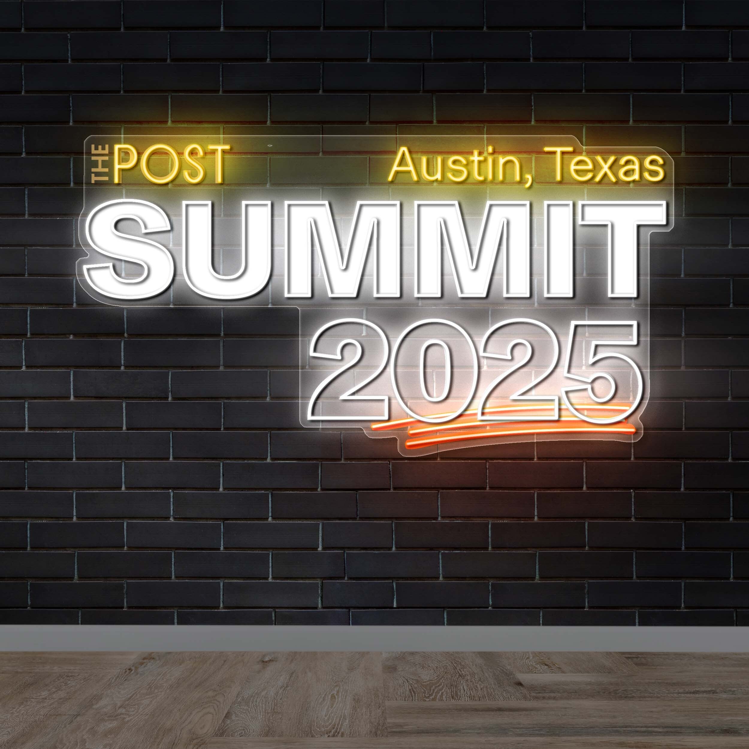SUMMIT 2025 - Premium Neon Artwork