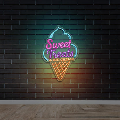 Sweet Treats & ICE CEAM - Premium Neon Artwork