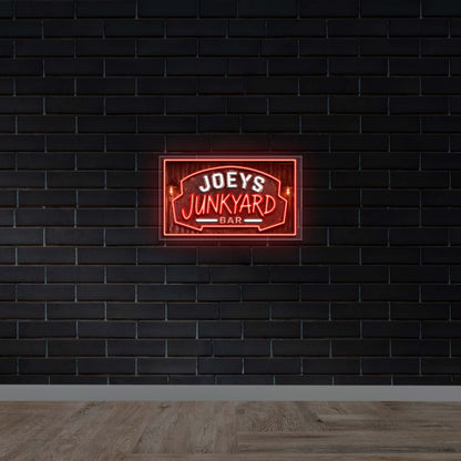 JOEYS JUNKYARD BAR - Premium Neon Artwork