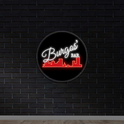 Burgos' Bar - Premium Neon Artwork