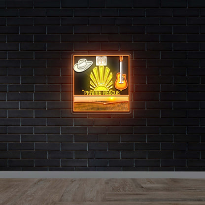 Prairie Rescue - Premium Neon Artwork