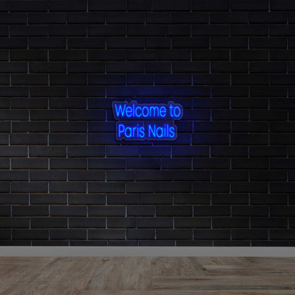 Welcome to Paris Nails - Premium Neon Artwork