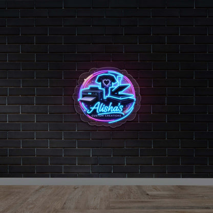 Alisha's - Premium Neon Artwork