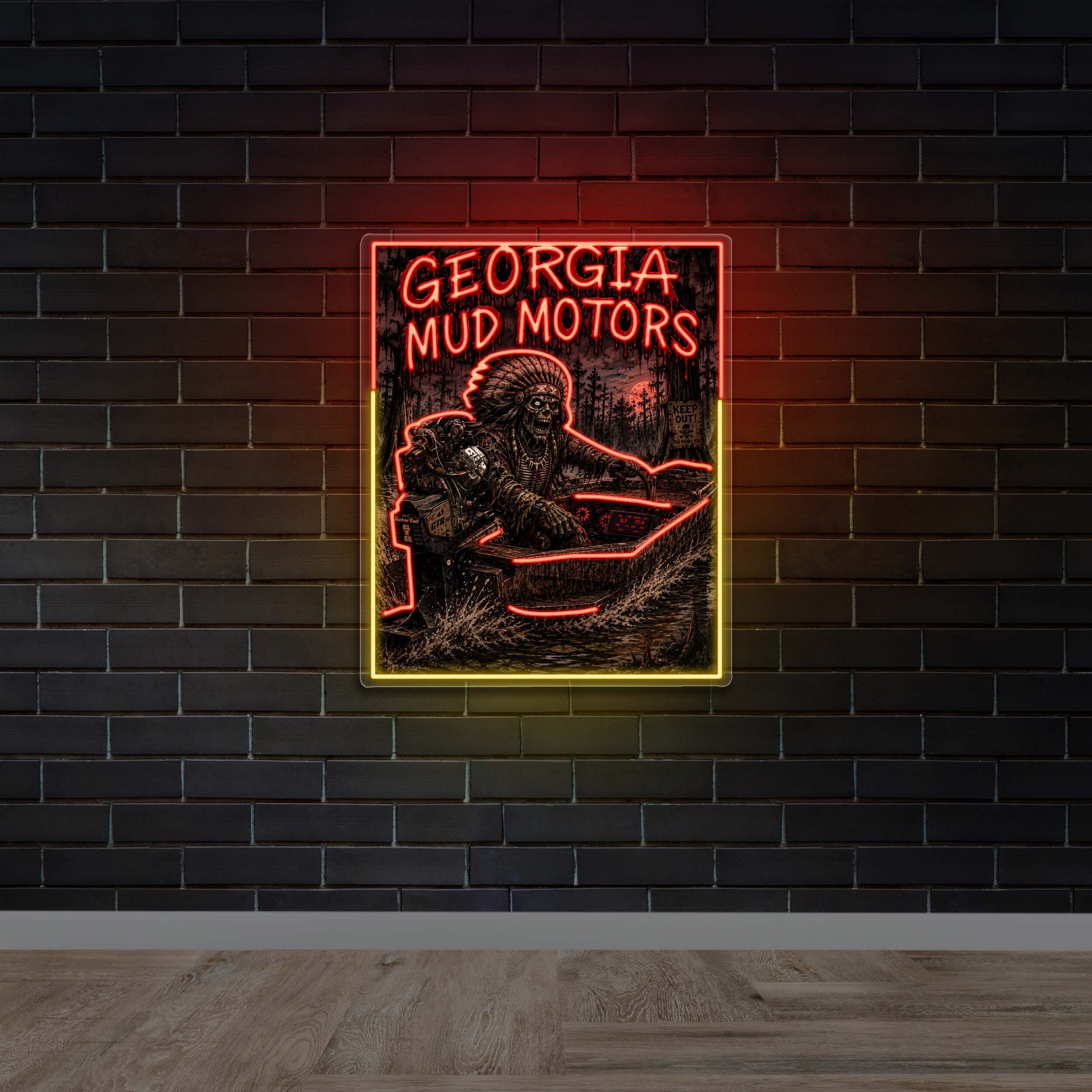 Georgia Mud Motors - Premium Neon Artwork