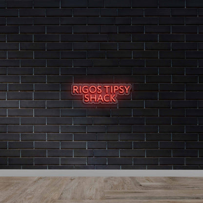 RIGOS TIPSY SHACK - Premium Neon Artwork