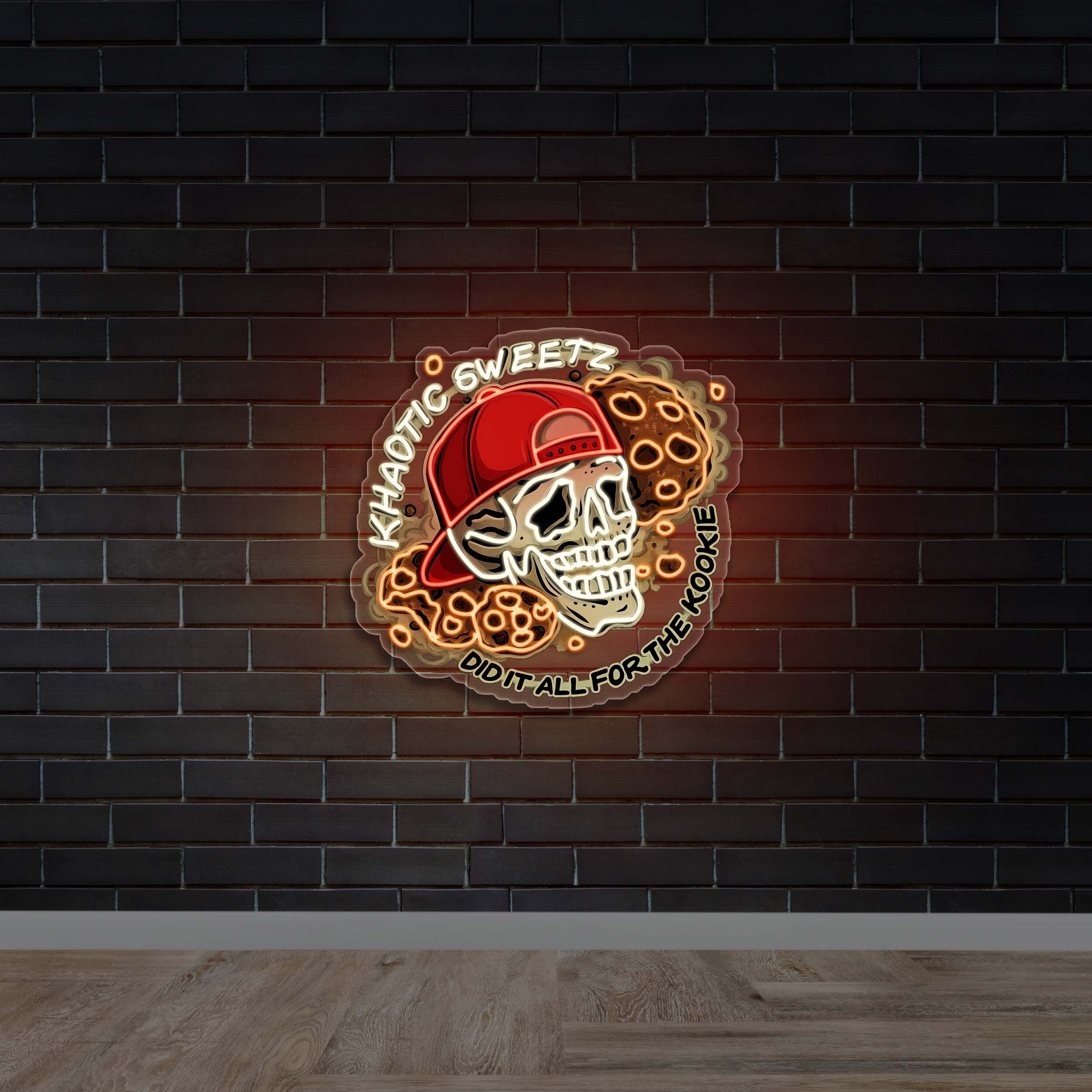 Khaotic Sweetz - Premium Neon Artwork