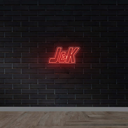 J&K - Premium Neon Artwork