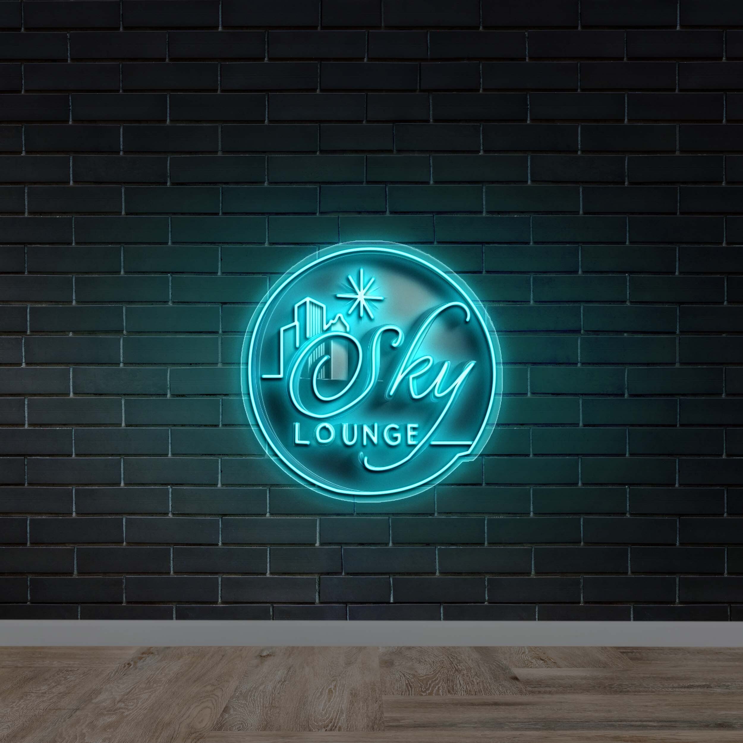 SKY LOUNGE - Premium Neon Artwork