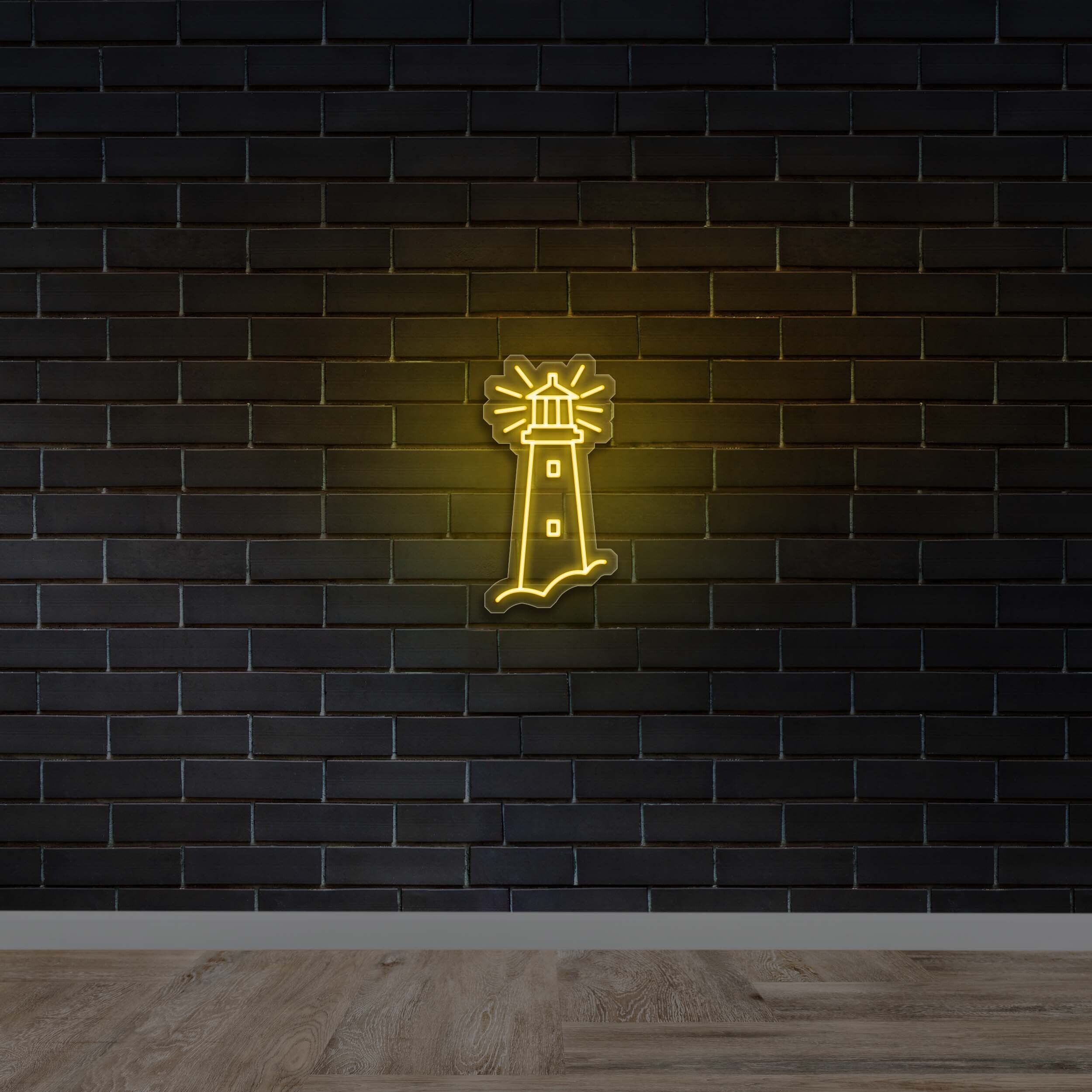 Lighthouse - Premium Neon Artwork
