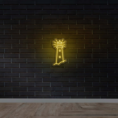Lighthouse - Premium Neon Artwork