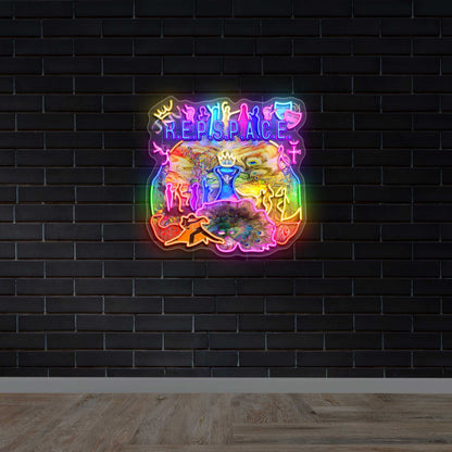 R.E.P.S.P.A.C.E – Premium Neon Artwork