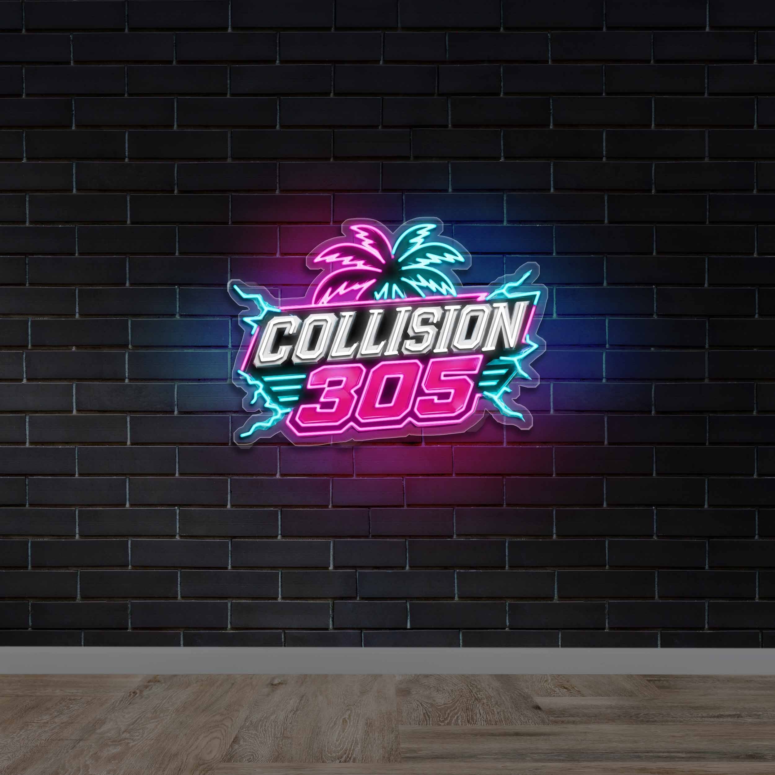Collision 305 - Premium Neon Artwork