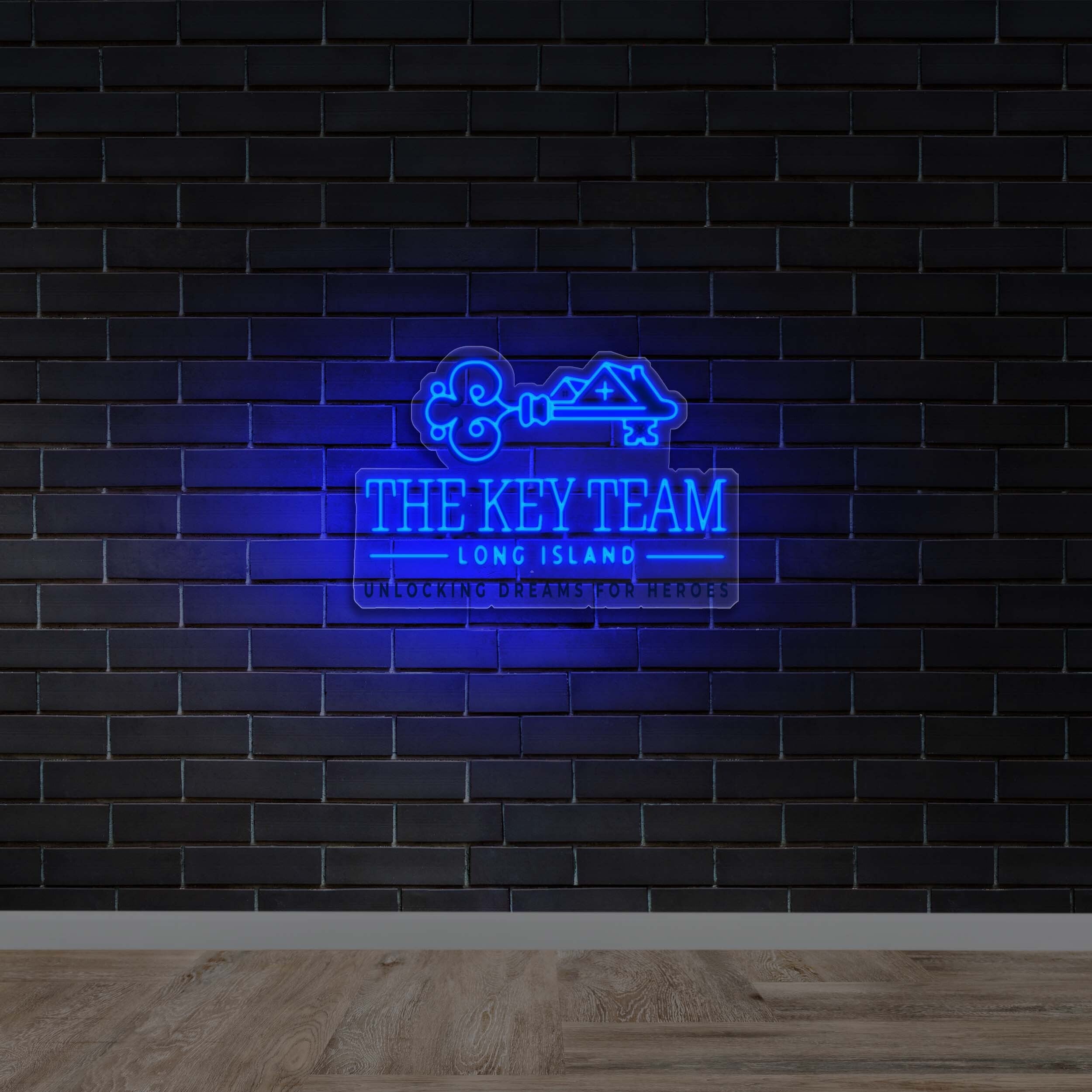 The Key Team Long Island - Premium Neon Artwork