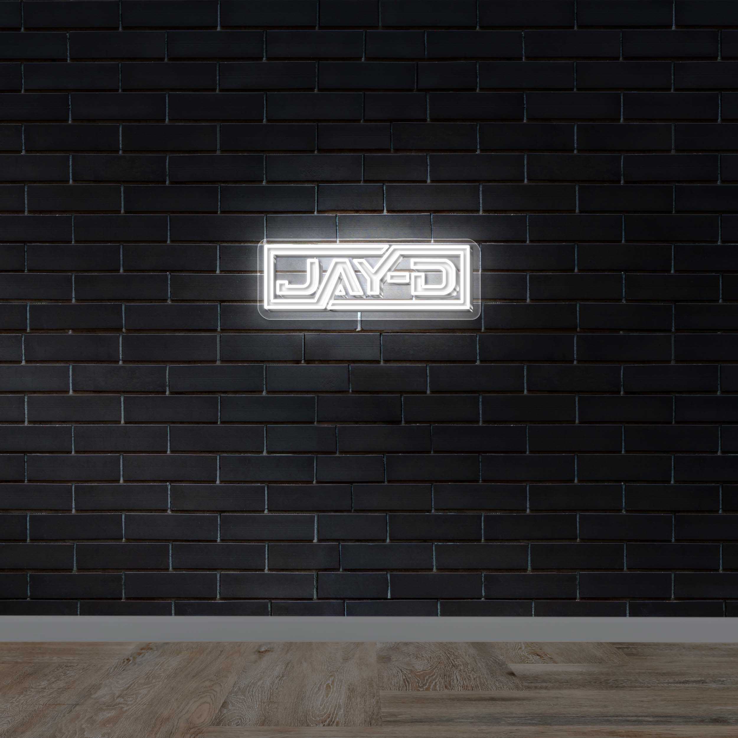 JAY-D DJ Logo - Premium Neon Artwork