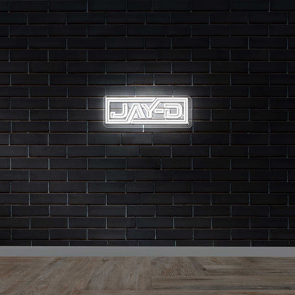 JAY-D DJ Logo - Premium Neon Artwork