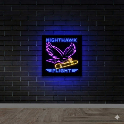 NIGHTHAWK FLIGHT -  Premium Neon Artwork