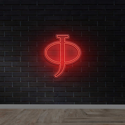 J - Premium Neon Artwork