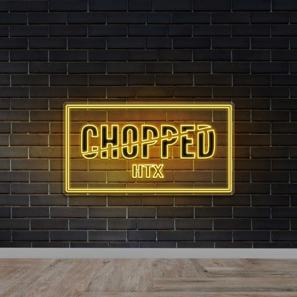 Chopped HTX - Premium Neon Artwork
