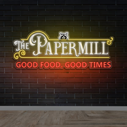 THE PAPERMILL - Premium Neon Artwork