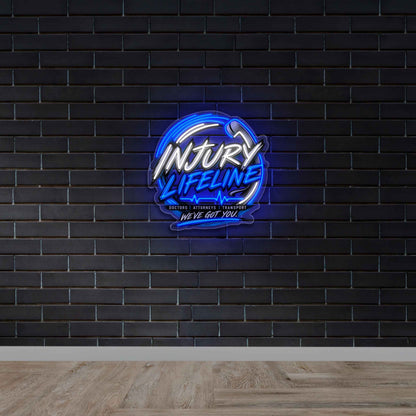 Injury Lifeline - Premium Neon Artwork