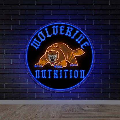 WOLVERINE NUTRITION - Premium Neon Artwork