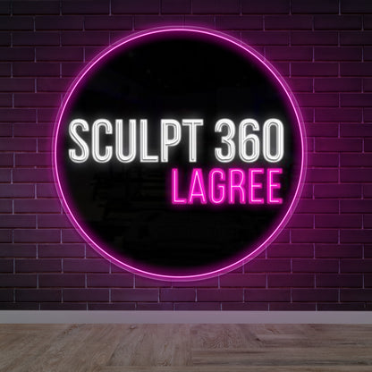 SCULPT 360 LAGREE - Premium Neon Artwork