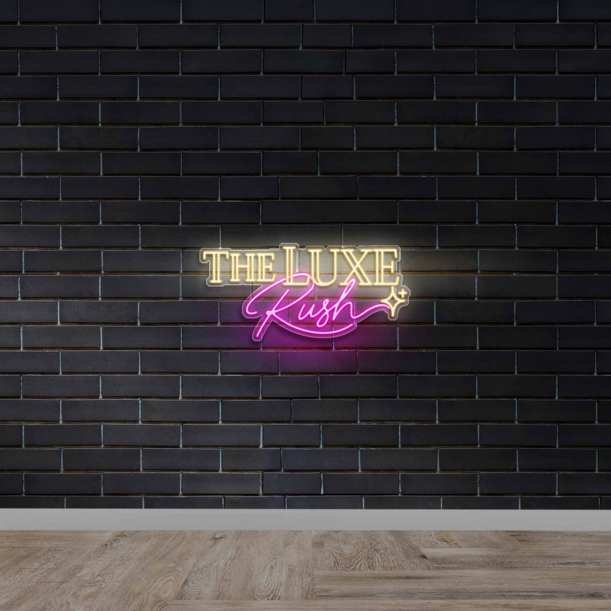 THE LUXE RUSH - Premium Neon Artwork