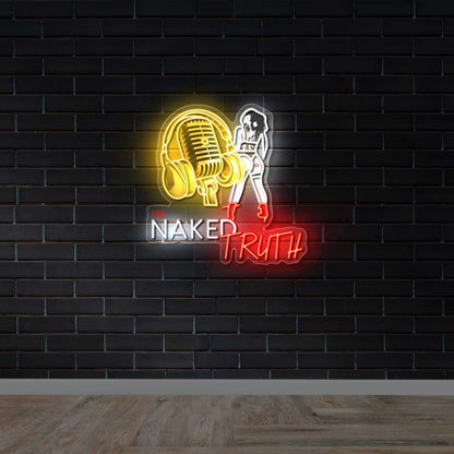Naked Truth - Premium Neon Artwork