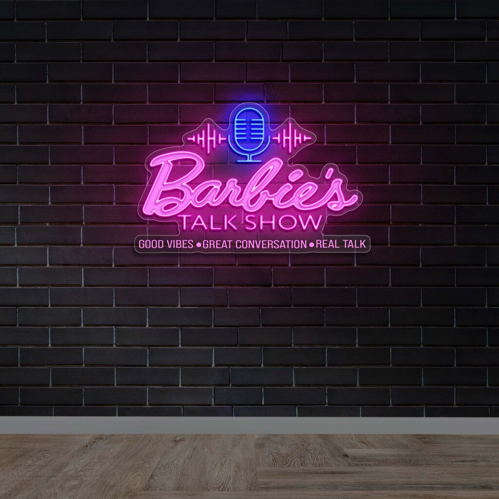 Barbie's Talk Show (version 2) - Premium Neon Artwork