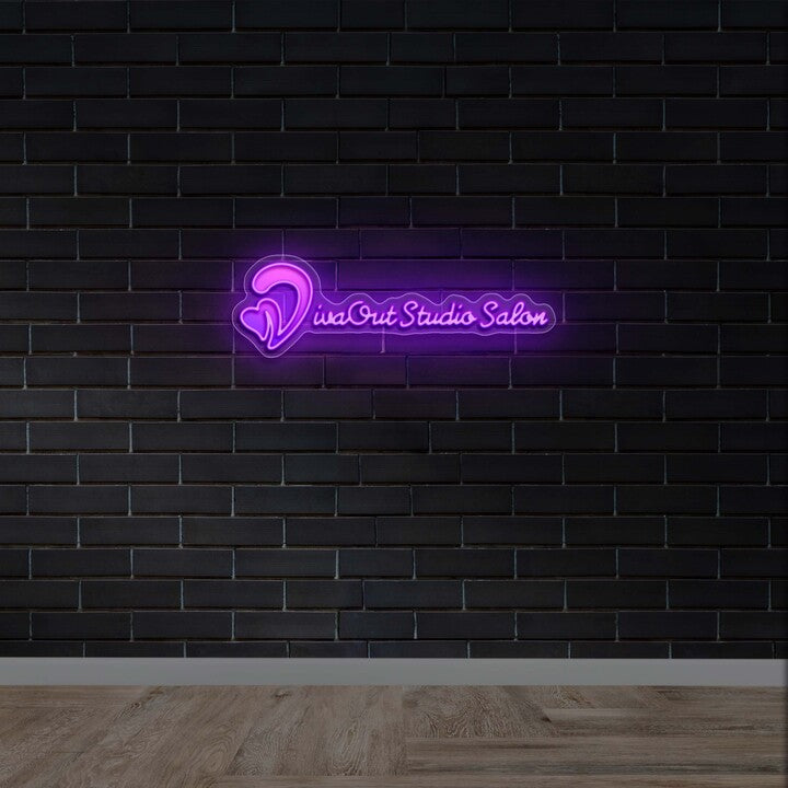Divaout Studio Salon (version 2) - Premium Neon Artwork