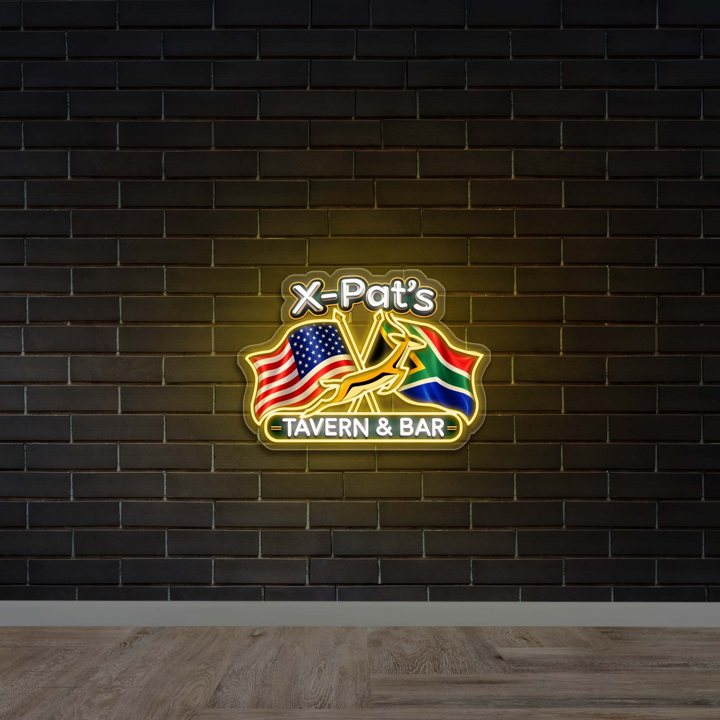 X-Pat's Tavern & Bar - Premium Neon Artwork