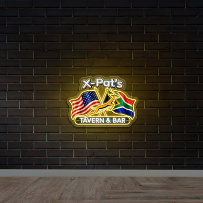X-Pat's Tavern & Bar - Premium Neon Artwork