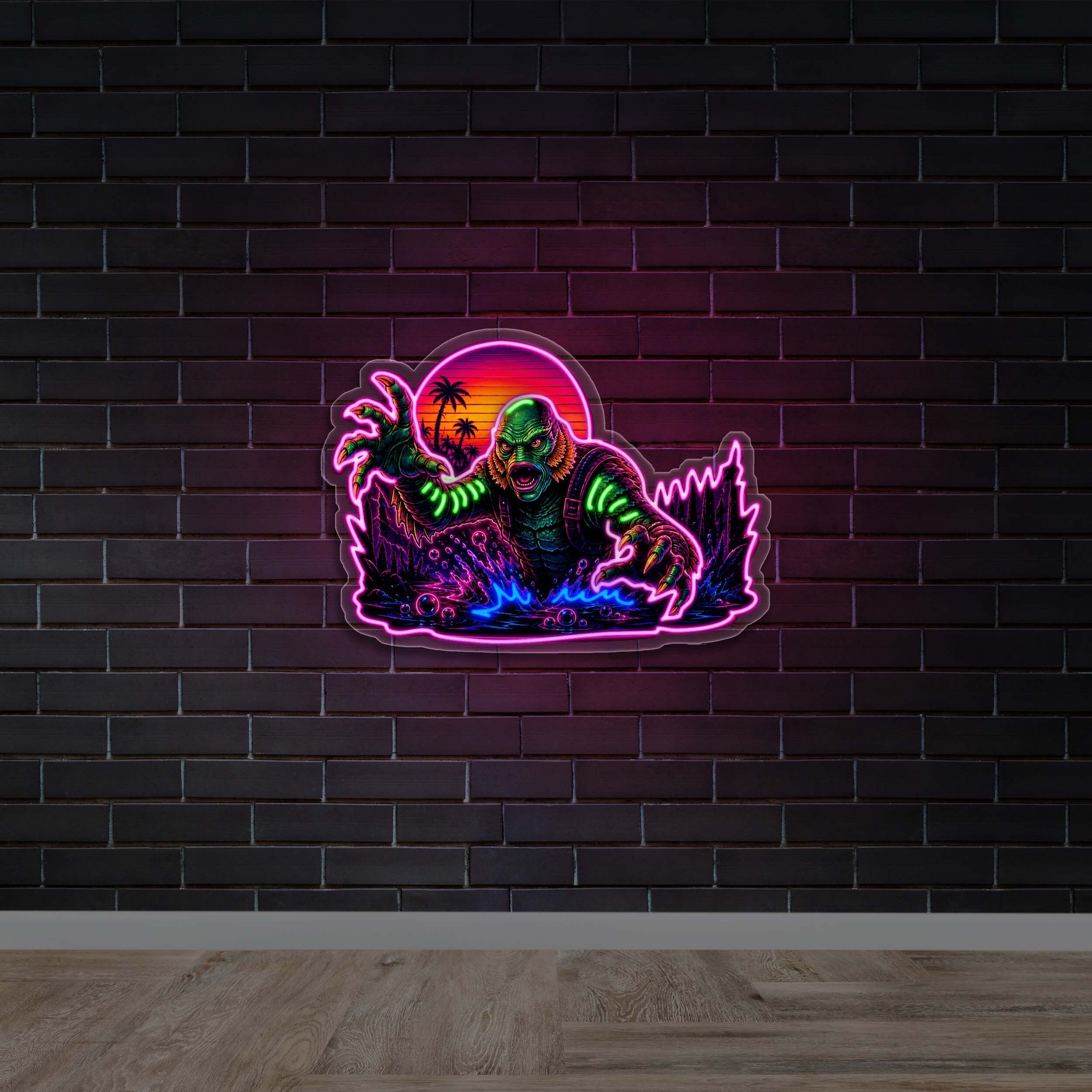 Sea Creature -  Premium Neon Artwork