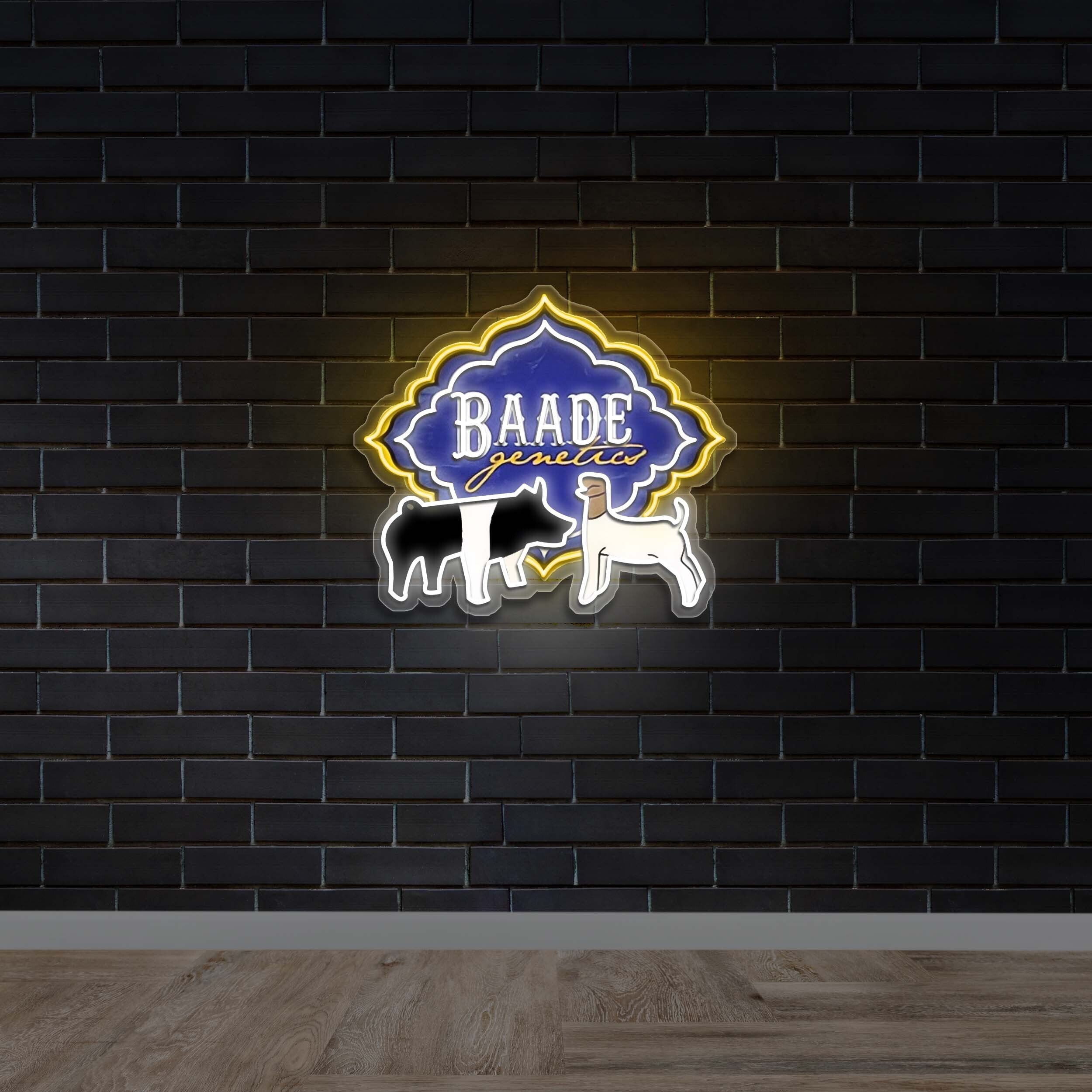 Baade Genetics - Premium Neon Artwork