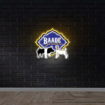 Baade Genetics - Premium Neon Artwork