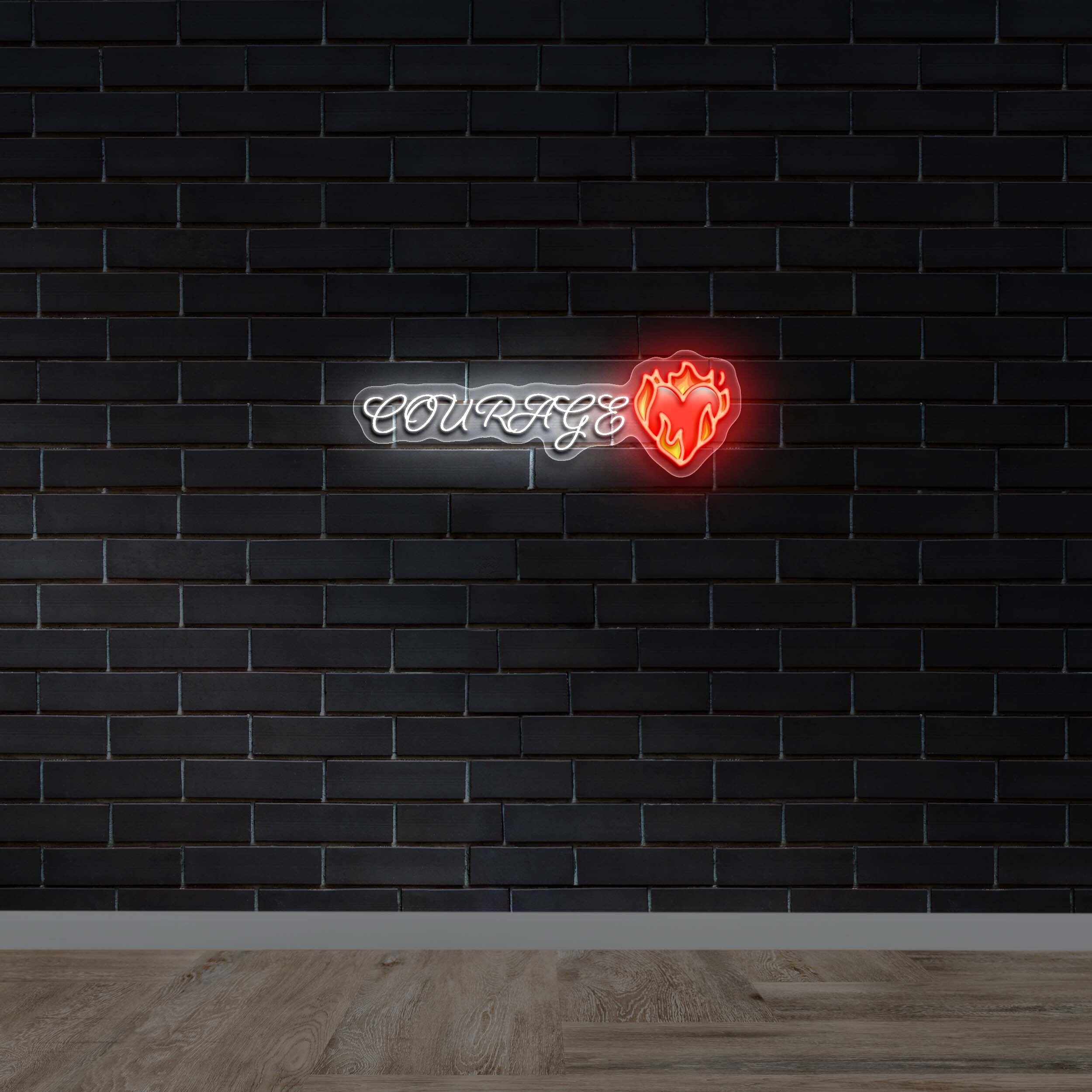 COURAGE | 2nd Version - Premium Neon Artwork