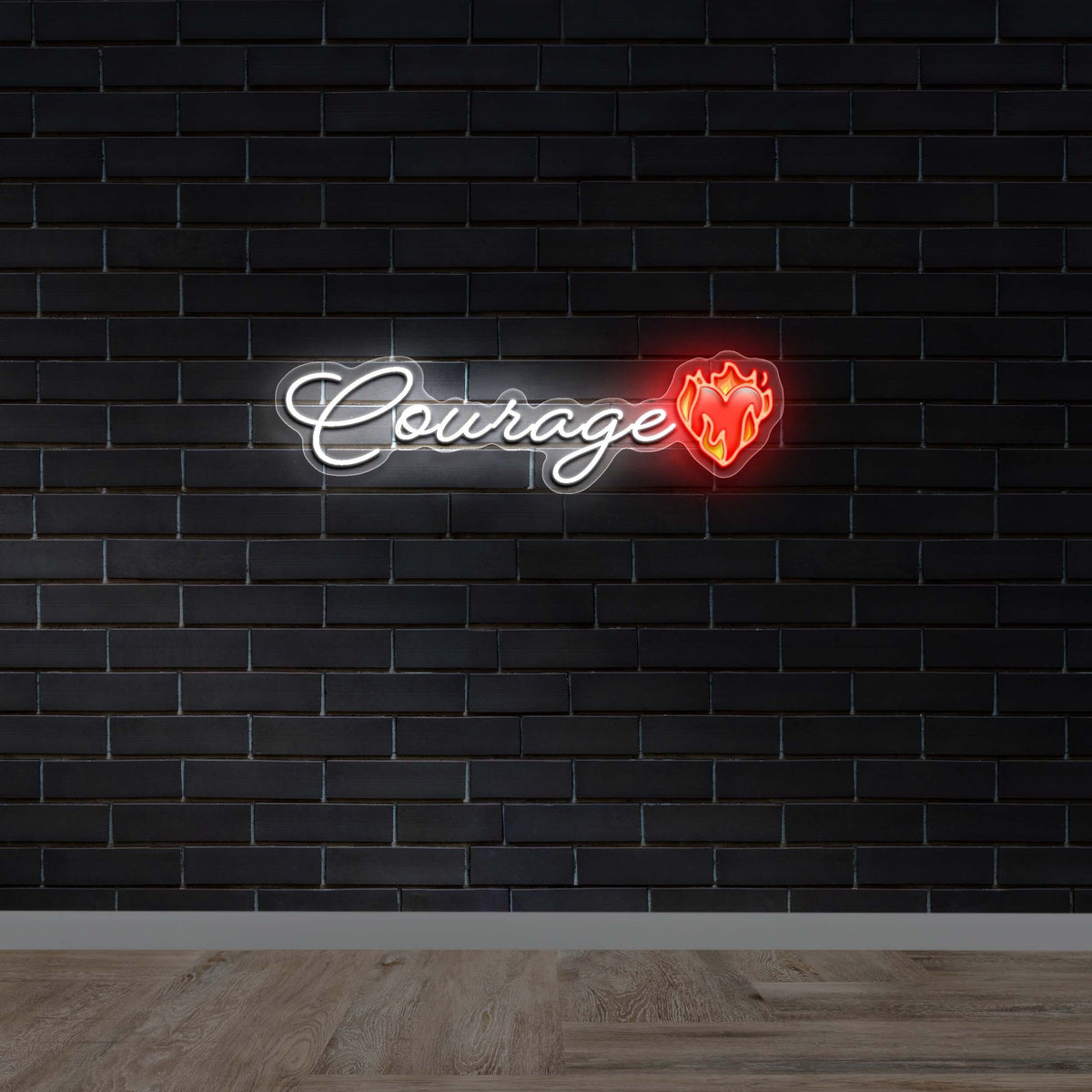 Courage | 3rd version - Premium Neon Artwork