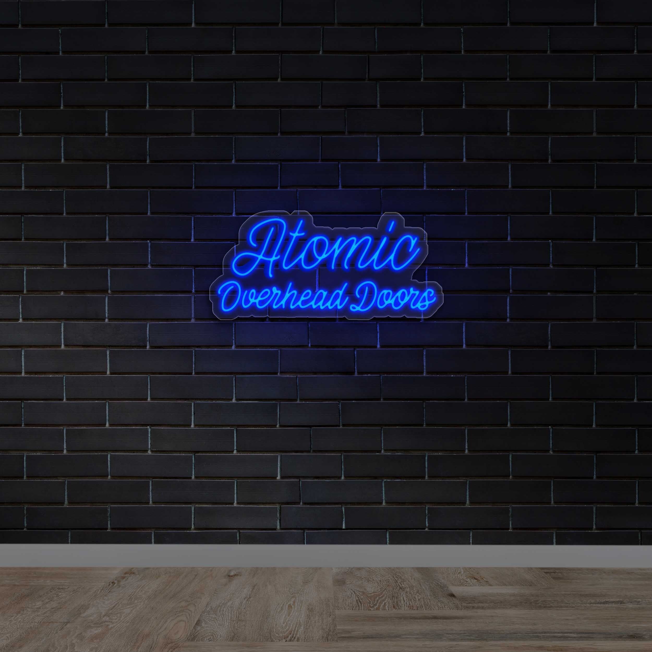 Atomic Overhead Doors - Premium Neon Artwork