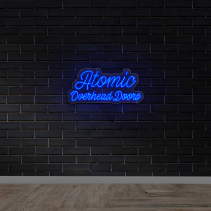 Atomic Overhead Doors - Premium Neon Artwork